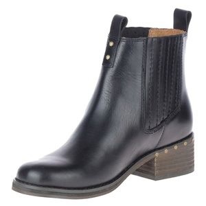 Harley Davidson Brittany Pull On Motorcycle Black Ankle Boots SZ 6.5